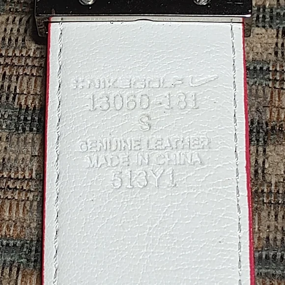 Nike Pink Belt with Silver Buckle - Picture 9 of 11